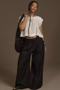 Anthropologie Cotton Babydoll Top (3X)