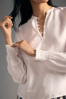 Cloth & Stone Puff Sleeve Blouse (3X)