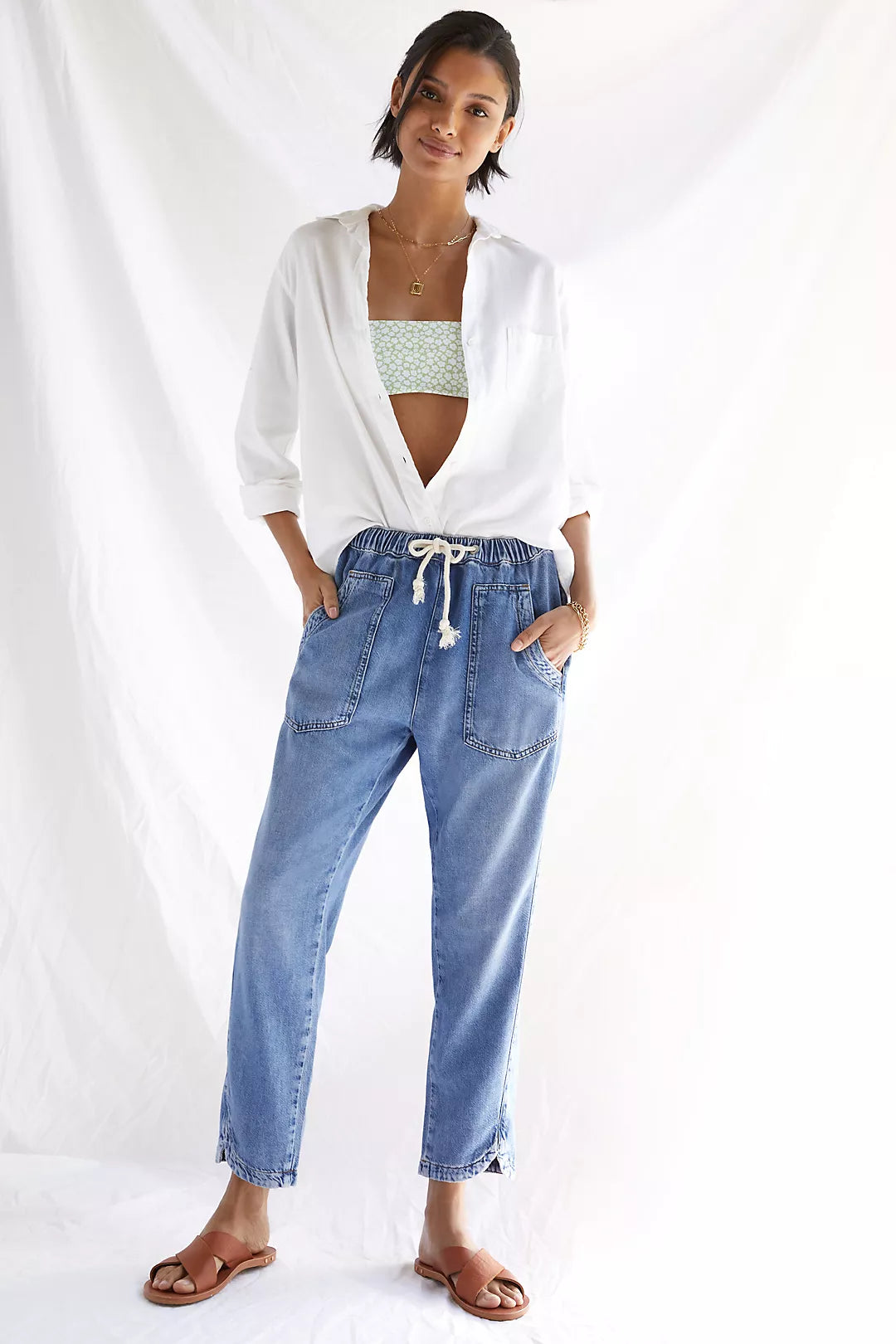 Pilcro Relaxed Pull On Jean (M)