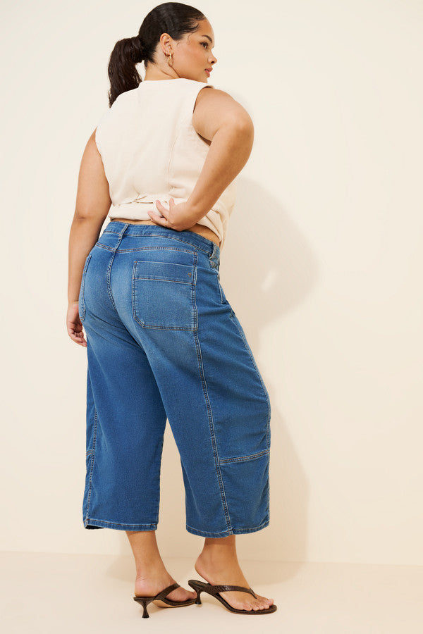Pilcro Relaxed Barrel Jeans (20W)
