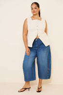 Pilcro Relaxed Barrel Jeans (20W)
