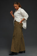 Anthropologie Brown Wide Leg Cord Pants (32)