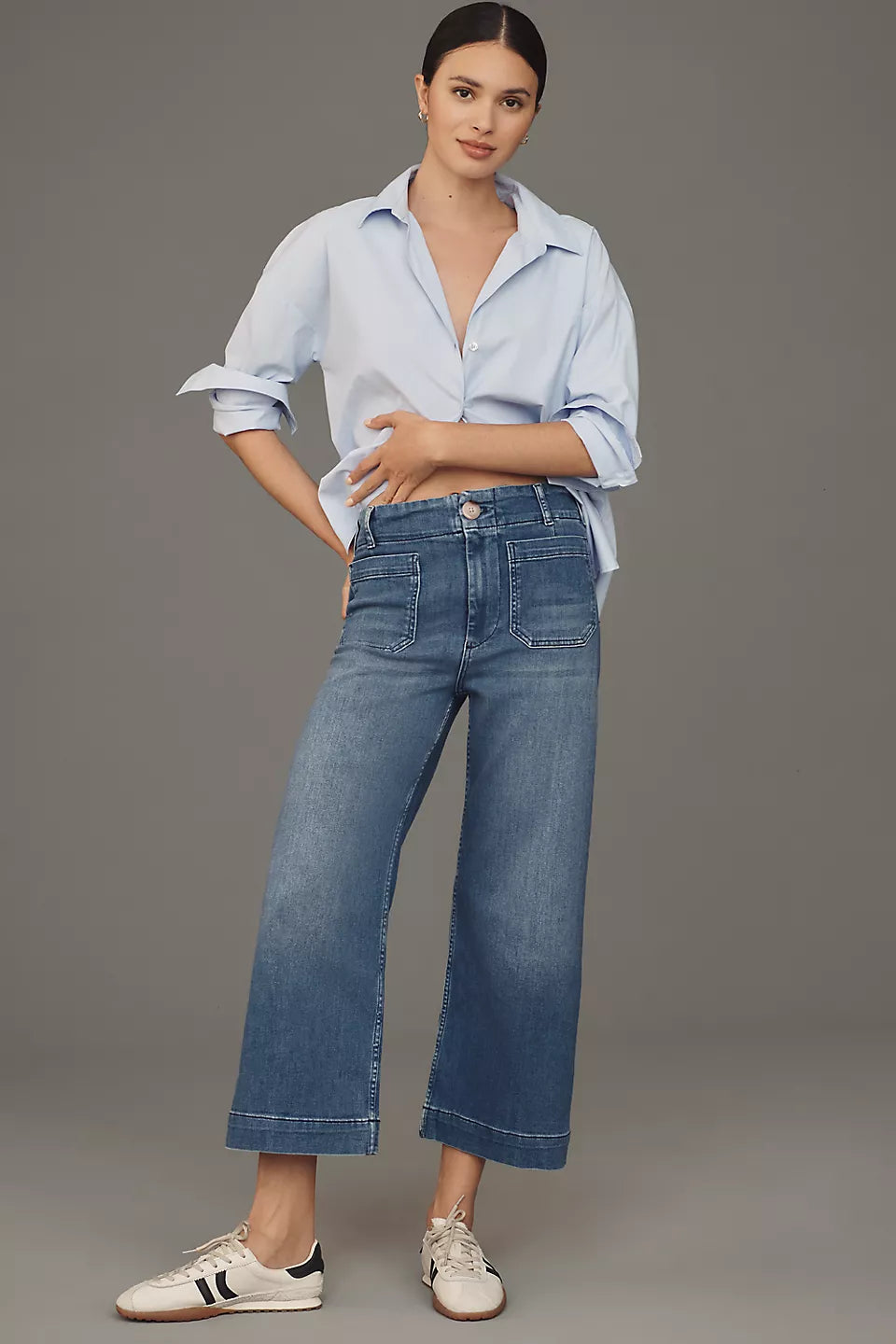 Anthropologie Wide Leg Jeans (30)