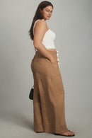 Anthropologie Wide Leg Linen Pants (3X)