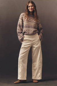 Pilcro Pull On Corduroy Barrel Pants (S)