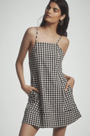 Anthropologie Gingham Mini Dress (M)