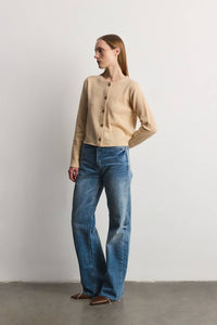 Mod Ref Neutral Button Up Sweater (S)