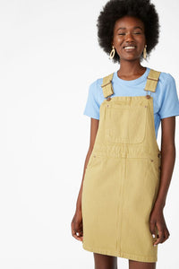 Monki Cotton Overall Dress (M)