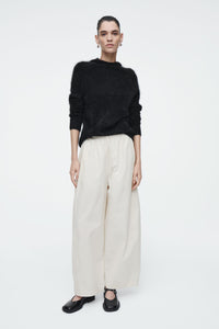 COS Ecru Barrel Easy Pants (M/L)