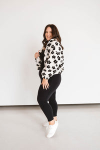 Papermoon Floral Sherpa Jacket (S)