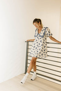 Zoco Floral Puff Sleeve Dress (M)