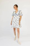Zoco Floral Puff Sleeve Dress (M)