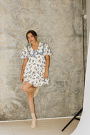Zoco Floral Puff Sleeve Dress (M)