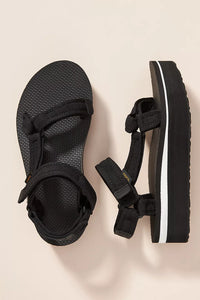Teva Black Platform Sandals (9)