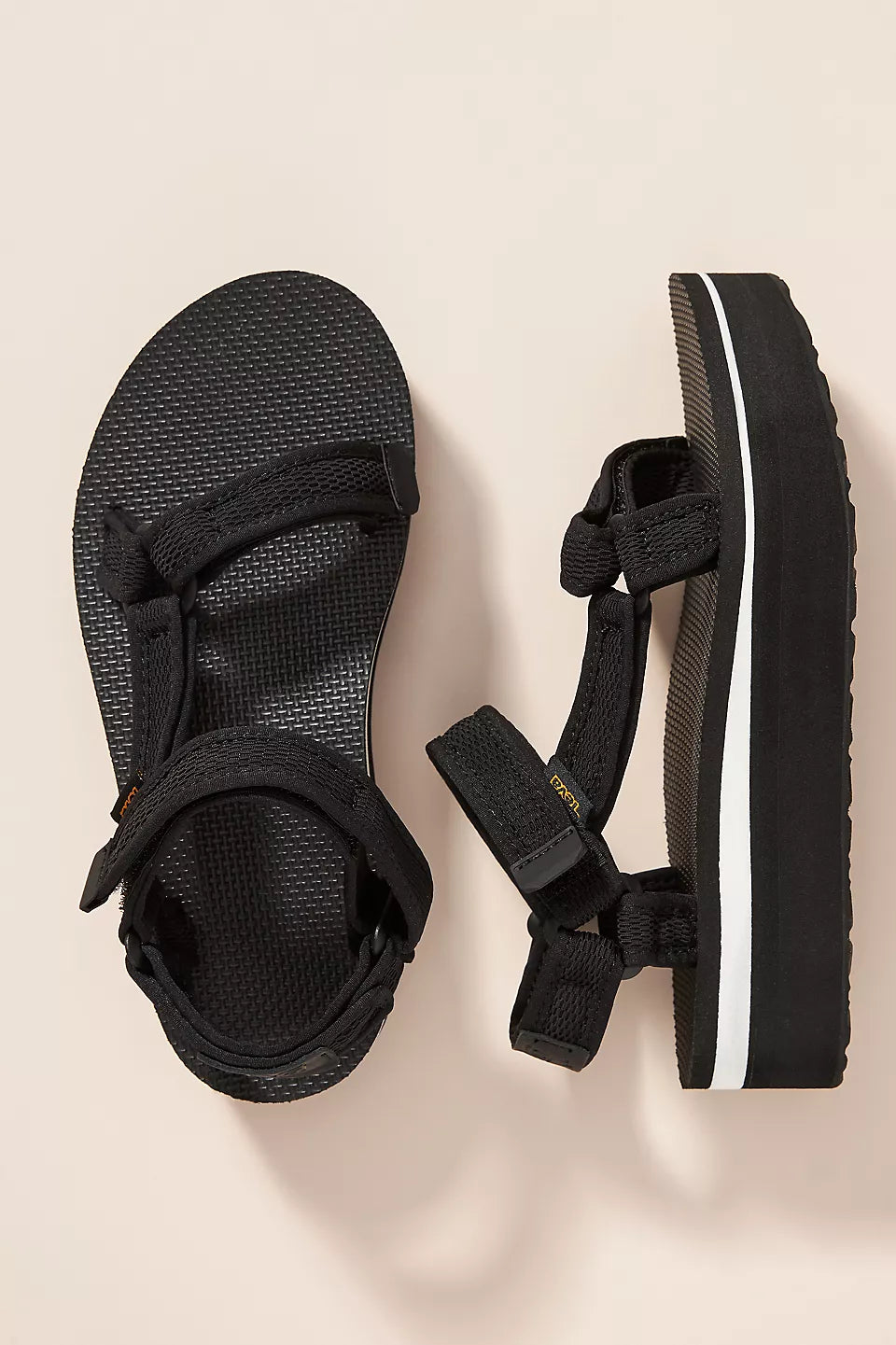 Teva Black Platform Sandals (9)