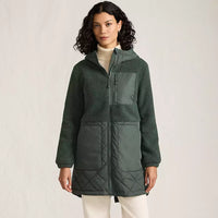 Lands End Sherpa Quilted Jacket (1X)