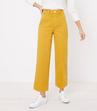 Loft Mustard Wide Leg Pants (24P)