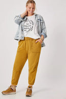 Anthropologie Mustard Joggers (L)