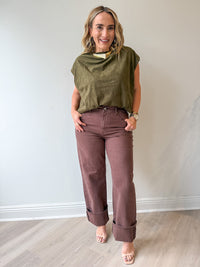 Daze Brown Relaxed Jeans (26)