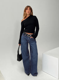 Princess Polly Relaxed Wide Leg Jeans (4)