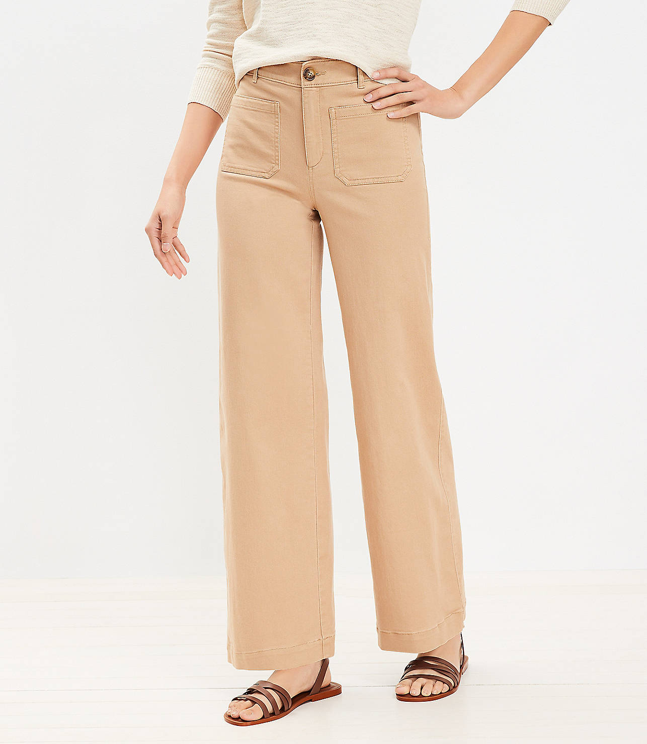 Wide Leg High Rise Pant (10)