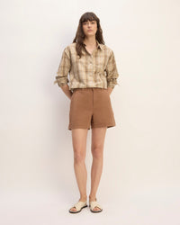 Everlane Brown High Rise Shorts (4)