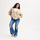 NEW Neutral Checkered Cardigan (2X)