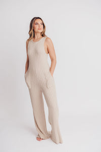 By Together Oat Knit Jumpsuit (S)