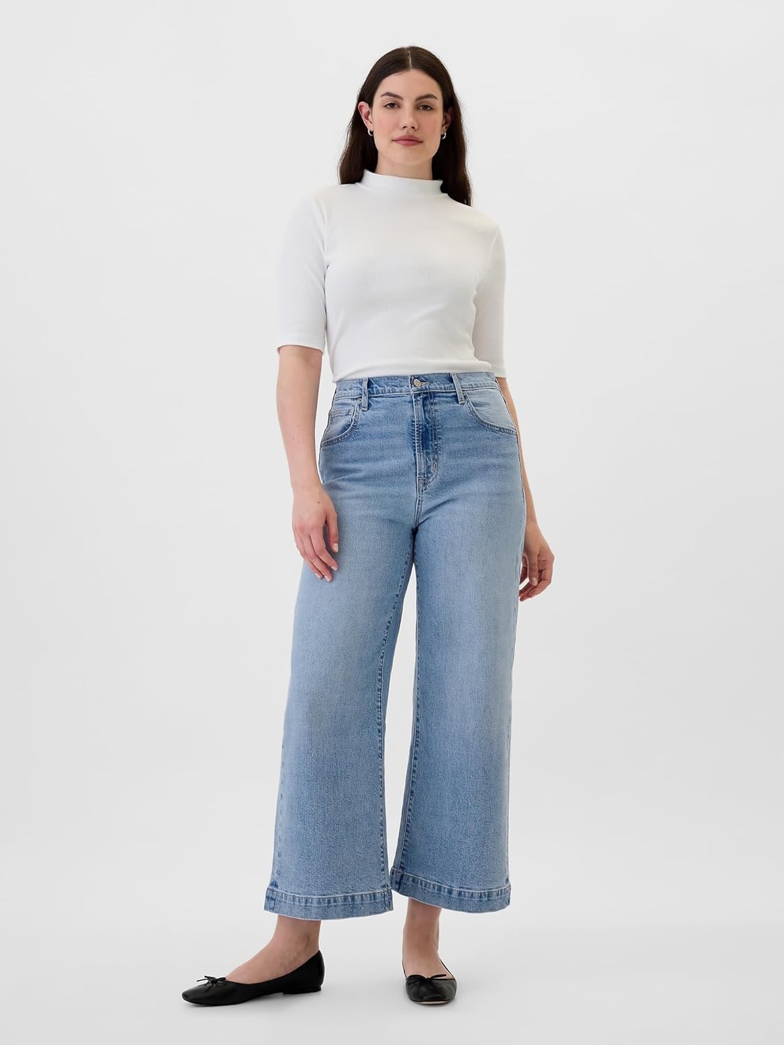 Gap High Rise Wide Leg Jeans (14/32)