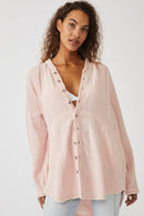 Free People Gauze Button Up (M)