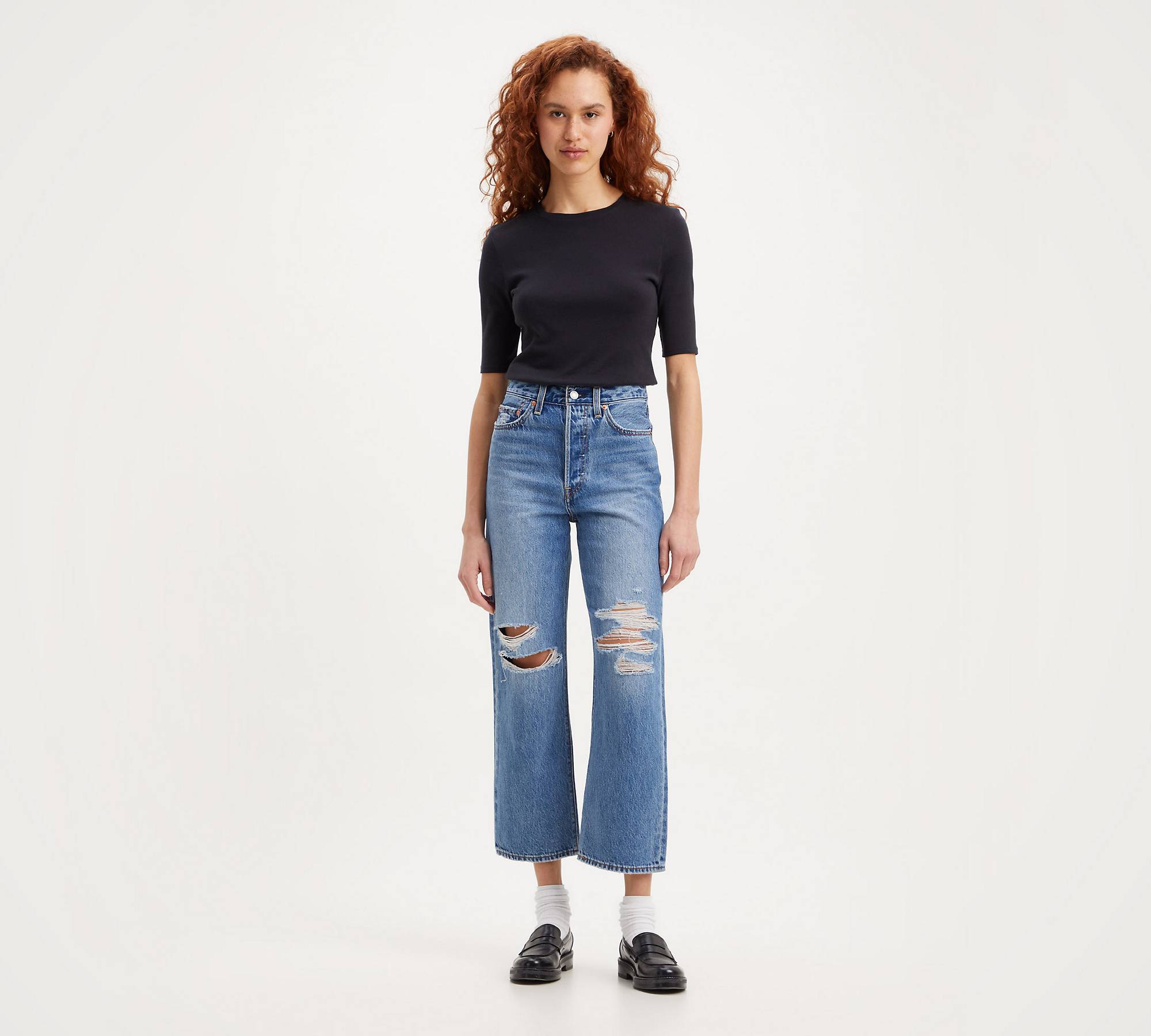 Levi's Ribcage Straight Jeans (31)