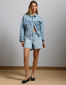 Light Wash Baggy Shorts (27)