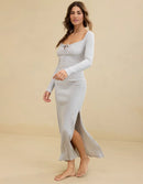 Aerie Ribbed Maxi Dress (L)