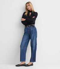 Loft Relaxed Barrel Jeans (31/12)