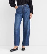 Loft Relaxed Barrel Jeans (31/12)