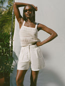 Abercrombie Linen Cotton Blend Shorts (M)