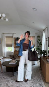 Banana Republic Denim Button Up (L)