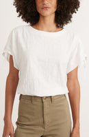 Marine Layer White Cotton Tee (M)