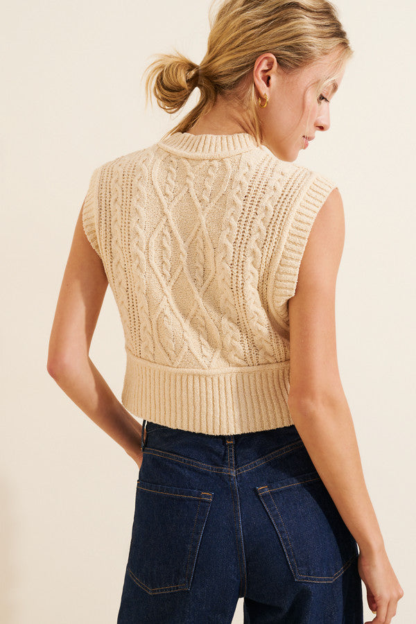 Free People Knit Sweater Vest (M)