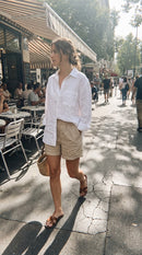 Loft Linen Button Up Shirt (S)