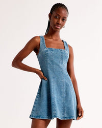 NEW Abercrombie Denim Mini Dress (M)