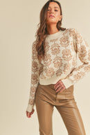 &Merci Floral Oversized Sweater (L)