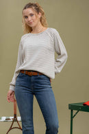 In Loom Striped Relaxed Tee (XL)