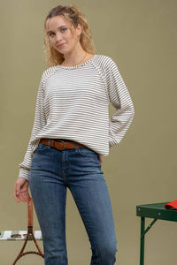 In Loom Striped Relaxed Tee (XL)