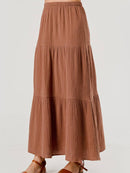 Z Supply Rust Gauze Maxi Skirt (L)