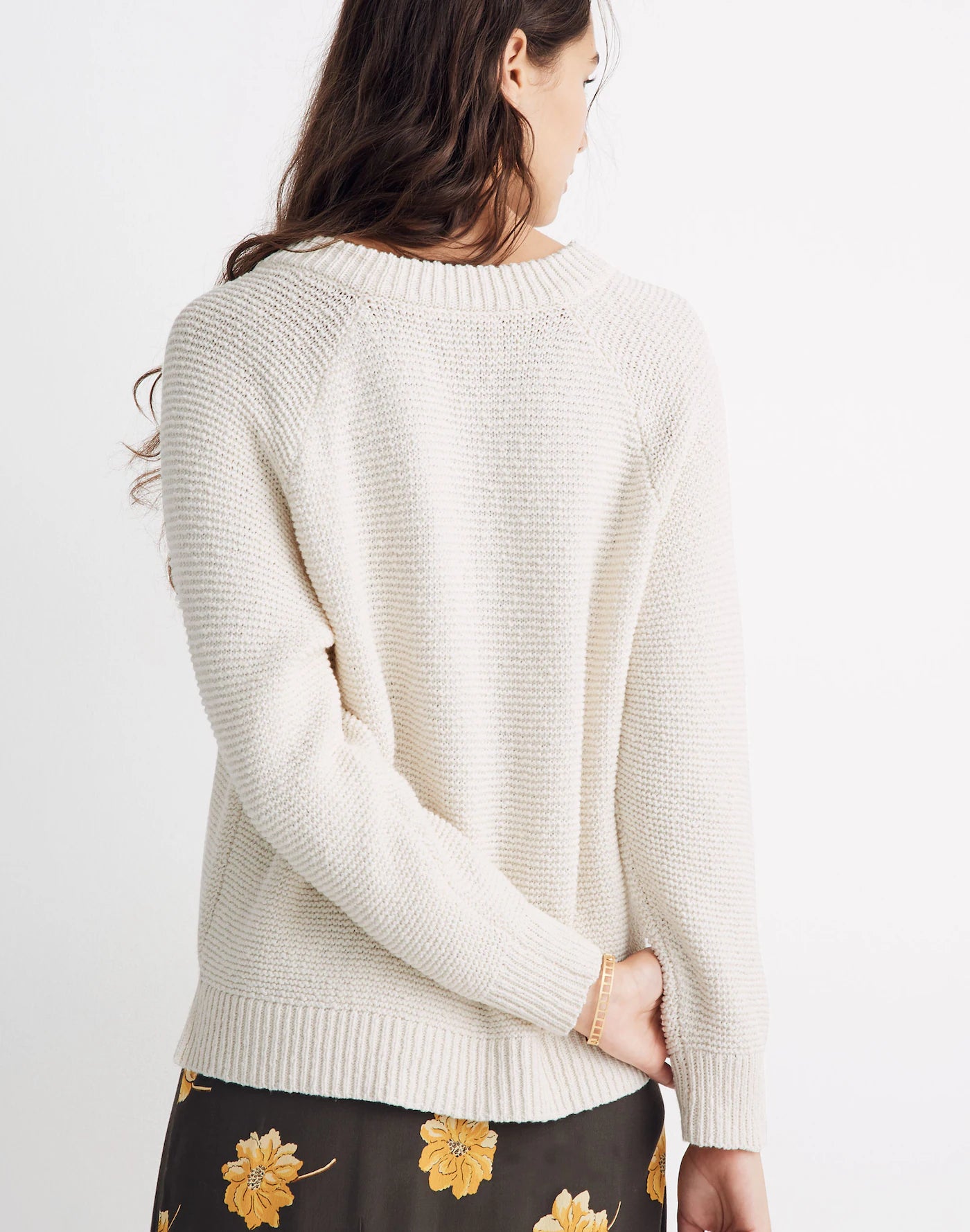 Madewell Textured Cotton Sweater (XS)