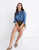 Madewell Button Up Denim Shirt (S)