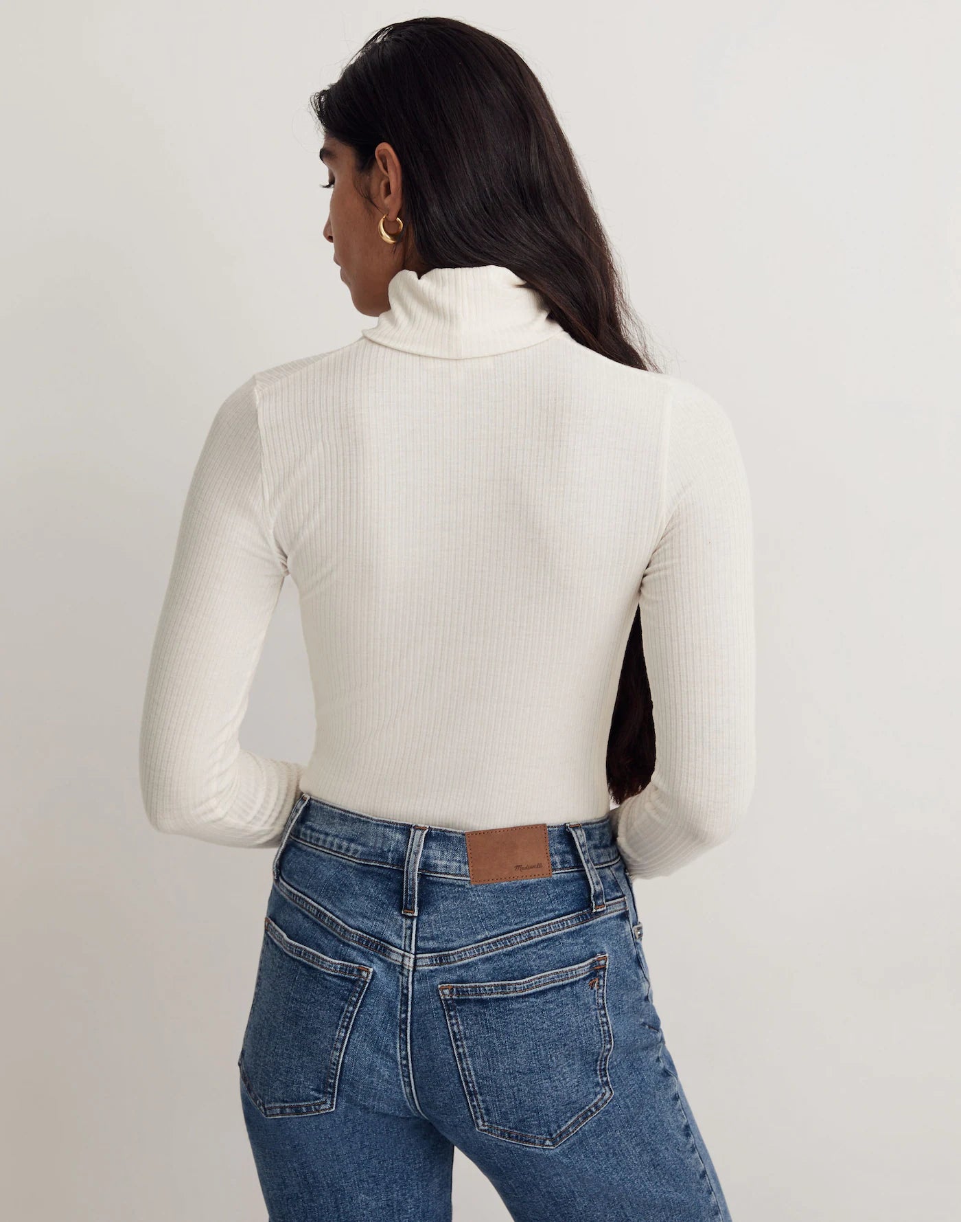 Madewell Ribbed Turtleneck Top (M)