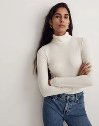 Madewell Ribbed Turtleneck Top (M)