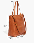 Madewell Brown Leather Tote Bag